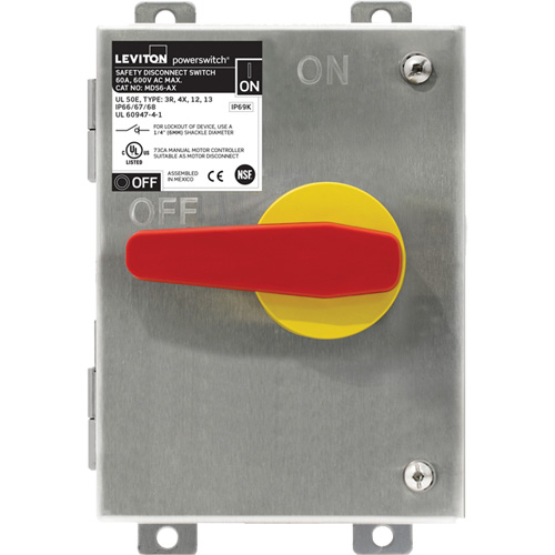 Sectionneur en acier inoxydable Rideout Tool & Machine Inc.