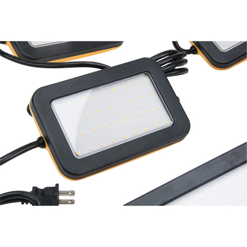 LED String Work Lights, 5 Lights, 50' L, Plastic Housing Rideout Tool & Machine Inc.