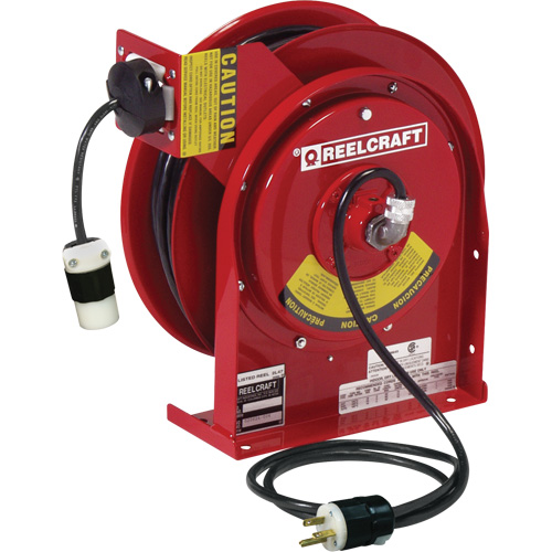 Power Cord Reel, 45', SJEOOW, 12 Gauge, 20 A Rideout Tool & Machine Inc.