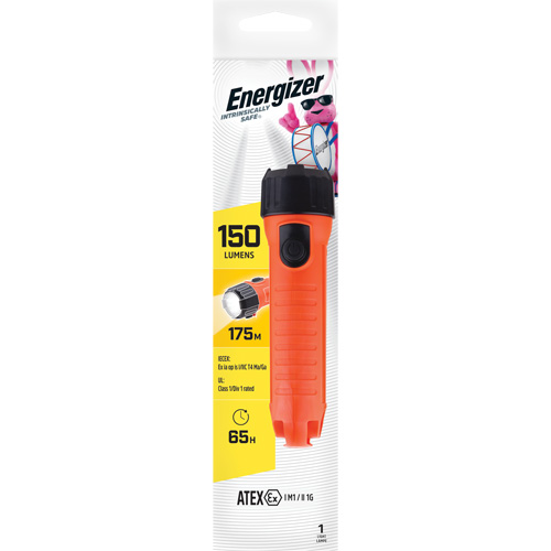 Lampe de poche portative Intrinsically Safe, DEL, 150 lumens, Piles D Rideout Tool & Machine Inc.