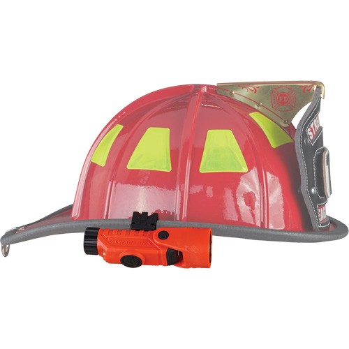 Vantage&reg; 180 X Multi-Fuel Helmet/Right Angle Flashlight, LED, Rechargeable/CR123A Batteries, Nylon Polymer Rideout Tool & Machine Inc.