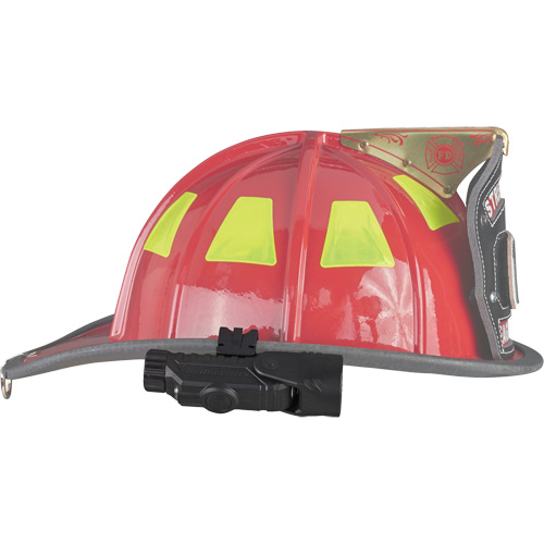 Vantage&reg; 180 X Multi-Fuel Helmet/Right Angle Flashlight, LED, Rechargeable/CR123A Batteries, Nylon Polymer Rideout Tool & Machine Inc.