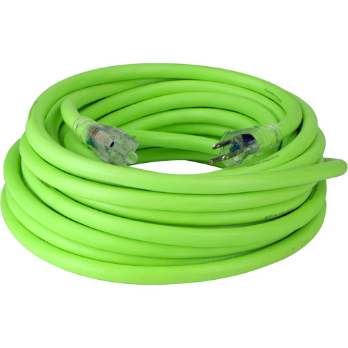 Flexzilla&reg; Pro Industrial Extension Cord, All-Weather, SJTW, 10/3 AWG, 15 A, 50' Rideout Tool & Machine Inc.