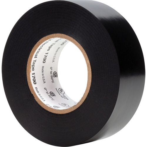 Ruban isolant en vinyle 1700 Temflex, 25,4 mm (1") x 20,1 m (66'), Noir, 7 mils Rideout Tool & Machine Inc.