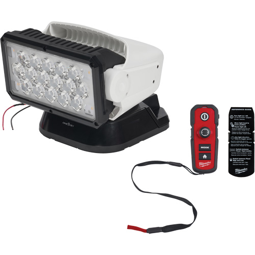 Projecteur orientable polyvalent &agrave; t&eacute;l&eacute;commande, DEL, 4250 lumens Rideout Tool & Machine Inc.