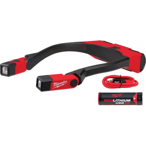 Lampe de travail USB Redlithium 400L, Lampe tour de cou, Rechargeable, 400 lumens Rideout Tool & Machine Inc.