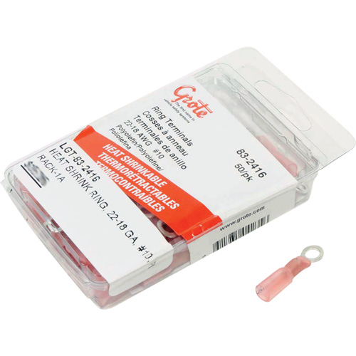 Bornes d'anneau &agrave; thermor&eacute;tr&eacute;cissement Rideout Tool & Machine Inc.