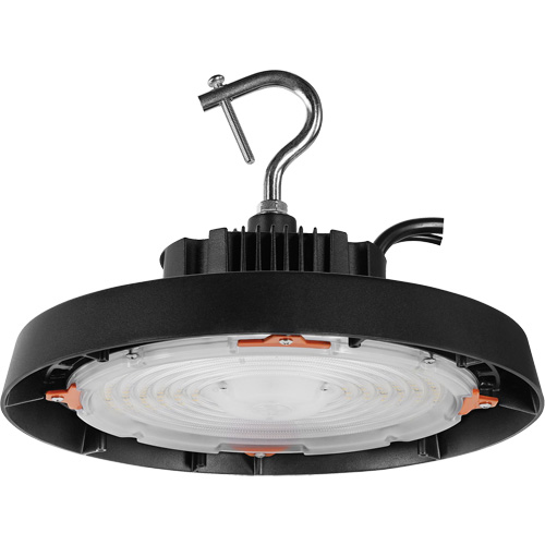 UFO High Bay Light, LED, 120 - 347 V, 100 W, 7.3" H x 11" W Rideout Tool & Machine Inc.