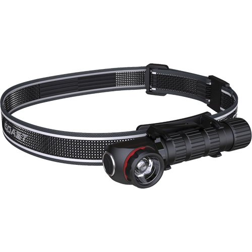 Lampe frontale avec clip de poche et aimant 2780R, DEL, 1250 lumens, 6 hres de fonctionnement, piles Rechargeable Rideout Tool & Machine Inc.