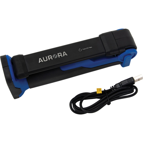 Baladeuse pliante/torsad&eacute;e, Magn&eacute;tique, Rechargeable, 350 lumens Rideout Tool & Machine Inc.