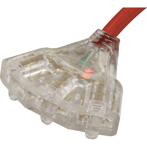 Rallonge pour g&eacute;n&eacute;ratrice avec triple fiche, STW, AWG 10, 3 prise(s), 25' Rideout Tool & Machine Inc.