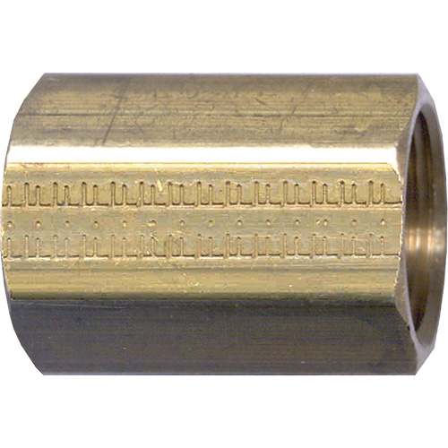 Pipe Coupling, Brass, 1/8" Rideout Tool & Machine Inc.