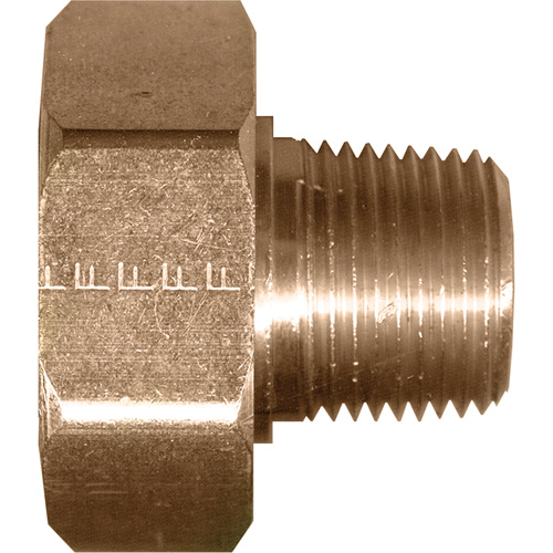 Swivel Connector, 1/2" Dia, Brass Rideout Tool & Machine Inc.