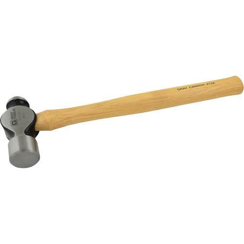 Ball Pein Hammer, 40 oz. Head Weight, Plain Face, Wood Handle Rideout Tool & Machine Inc.