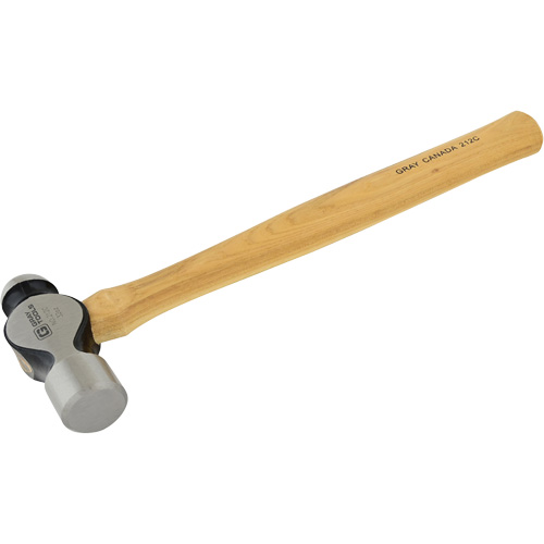 Ball Pein Hammer, 32 oz. Head Weight, Plain Face, Wood Handle Rideout Tool & Machine Inc.