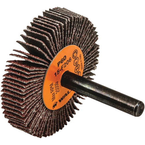 Disque &agrave; lamelles Coolcut, Oxyde d'aluminium, Grain 60, 2" x 3/8" x 1/4" Rideout Tool & Machine Inc.