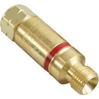 Antiretours pare-flammes - Oxy/gaz combustibles, Gaz combustibles (rouge)/Oxyg&egrave;ne (vert), Style pour adapteur de d&eacute;tendeur Rideout Tool & Machine Inc.