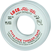 Ruban &agrave; filetage en PTFE Slic-Tite, 600" lo x 1/2" la, Blanc Rideout Tool & Machine Inc.