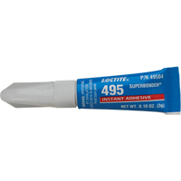 495 Super Bonder&reg; Instant Adhesive, Clear, Tube, 3 g Rideout Tool & Machine Inc.