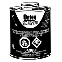PVC Heavy-Duty Cement, 946 ml, Brush-Top Can, Grey AB424 | Rideout Tool & Machine Inc.