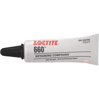 Quick Metal 660 Press Fit Repair Retaining Compound, 6 ml, Tube, Silver Rideout Tool & Machine Inc.