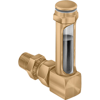 Indicateurs de niveau &agrave; liquide en laiton - Raccords universels, Filet&eacute;, 8-11/16" lo, 225°F (107,22° C) Rideout Tool & Machine Inc.
