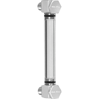 Indicateur de niveau &agrave; liquide en Rond Nylon, Filet&eacute;, 5" lo, 205°F (96,11° C) Rideout Tool & Machine Inc.