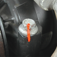 Cross Check Torque Seal&reg; Tamper-Proof Indicator Paste, 1 oz., Tube, Red Rideout Tool & Machine Inc.