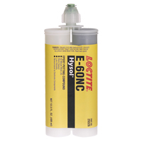 E-60NC Electrically Non-Corrosive Structural Adhesives, 400 ml, Dual Cartridge, Two-Part, Black Rideout Tool & Machine Inc.