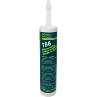 Dowsil™ 786 Silicone Sealant, 300 ml, Cartridge, White AG515 | Rideout Tool & Machine Inc.