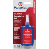 Threadlocker, Red, High, 36 ml, Bottle AH117 | Rideout Tool & Machine Inc.