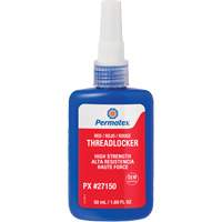 Adh&eacute;sif frein-filet, Rouge, &eacute;lev&eacute;, 50 ml, Bouteille Rideout Tool & Machine Inc.