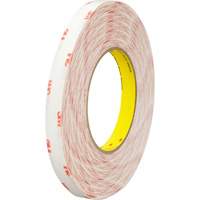 Ruban double face en textile 9456, 25,4 mm (1") x 66 m (216'), Transparent Rideout Tool & Machine Inc.