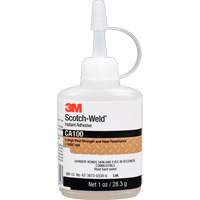 Scotch-Weld™ Instant Adhesive CA100, Off-White, Bottle, 1 oz. AMB329 | Rideout Tool & Machine Inc.