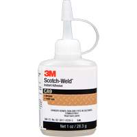 Scotch-Weld™ Instant Adhesive CA9, Clear, Bottle, 1 oz. AMB343 | Rideout Tool & Machine Inc.
