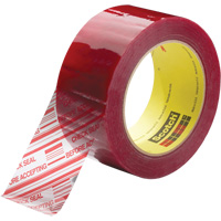 Ruban d'emballage avec message de s&eacute;curit&eacute; Scotch 3779, Adh&eacute;sif Acrylique, 1,8 mils, 48 mm (2") x 914 m (2998') Rideout Tool & Machine Inc.