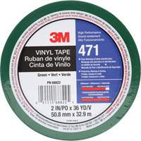 Ruban en vinyle 471, 50,8 mm (2") la x 32,9 m (108') lo, 5,2 mils, Vert Rideout Tool & Machine Inc.