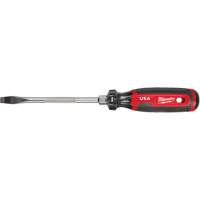 Slotted Screwdriver, 5/16" Tip, Round, 279 mm L, Cushion Grip Handle Rideout Tool & Machine Inc.