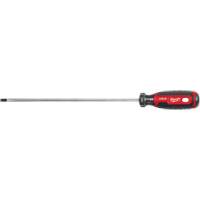 Cabinet Screwdriver, 1/4" Tip, Round, 363 mm L, Cushion Grip Handle Rideout Tool & Machine Inc.