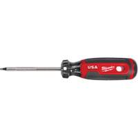 Square Screwdriver, #1 Tip, Round, 170 mm L, Cushion Grip Handle Rideout Tool & Machine Inc.