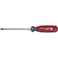 Square Screwdriver, #3 Tip, Round, 279 mm L, Cushion Grip Handle Rideout Tool & Machine Inc.