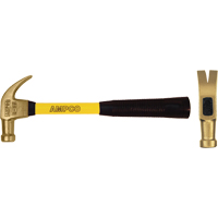 Curved-Claw Nail Hammer, 0.75 lbs. Head Weight, 14" L BB512 | Rideout Tool & Machine Inc.
