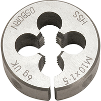 Fili&egrave;re ronde segment&eacute;e, Filet de M10 X 1,5, Acier rapide Rideout Tool & Machine Inc.