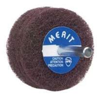 Abrasotex Non-Woven Disc Wheel, 3" Dia. x 1" W, 1/4" Arbor, Aluminum Oxide Rideout Tool & Machine Inc.