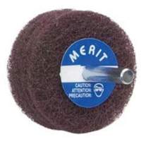 Abrasotex Non-Woven Disc Wheel, 3" Dia. x 1" W, 1/4" Arbor, Aluminum Oxide Rideout Tool & Machine Inc.