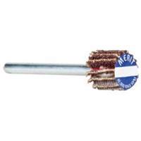 Roue &agrave; lamelles haute performance Micro-Mini, Oxyde d'aluminium, Grain 180, 3/4" x 3/16" x 1/8" Rideout Tool & Machine Inc.