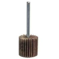 Mini-meule &agrave; lamelles de super finition, Oxyde d'aluminium, Grain 60, 1-3/16" x 1/4" x 1/4" Rideout Tool & Machine Inc.