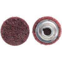 Surface Prep Quick-Change Disc, 1" Dia., Medium Grit, Aluminum Oxide Rideout Tool & Machine Inc.