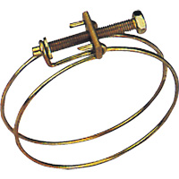 Connecteurs- Collier de serrage - 2 Broches d'acier Rideout Tool & Machine Inc.