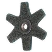 Abrasotex Surface Preparation Star, 2" Dia., Very Fine Grit, Aluminum Oxide BY461 | Rideout Tool & Machine Inc.